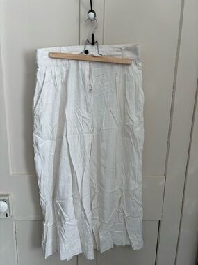 H&M linen blend culottes